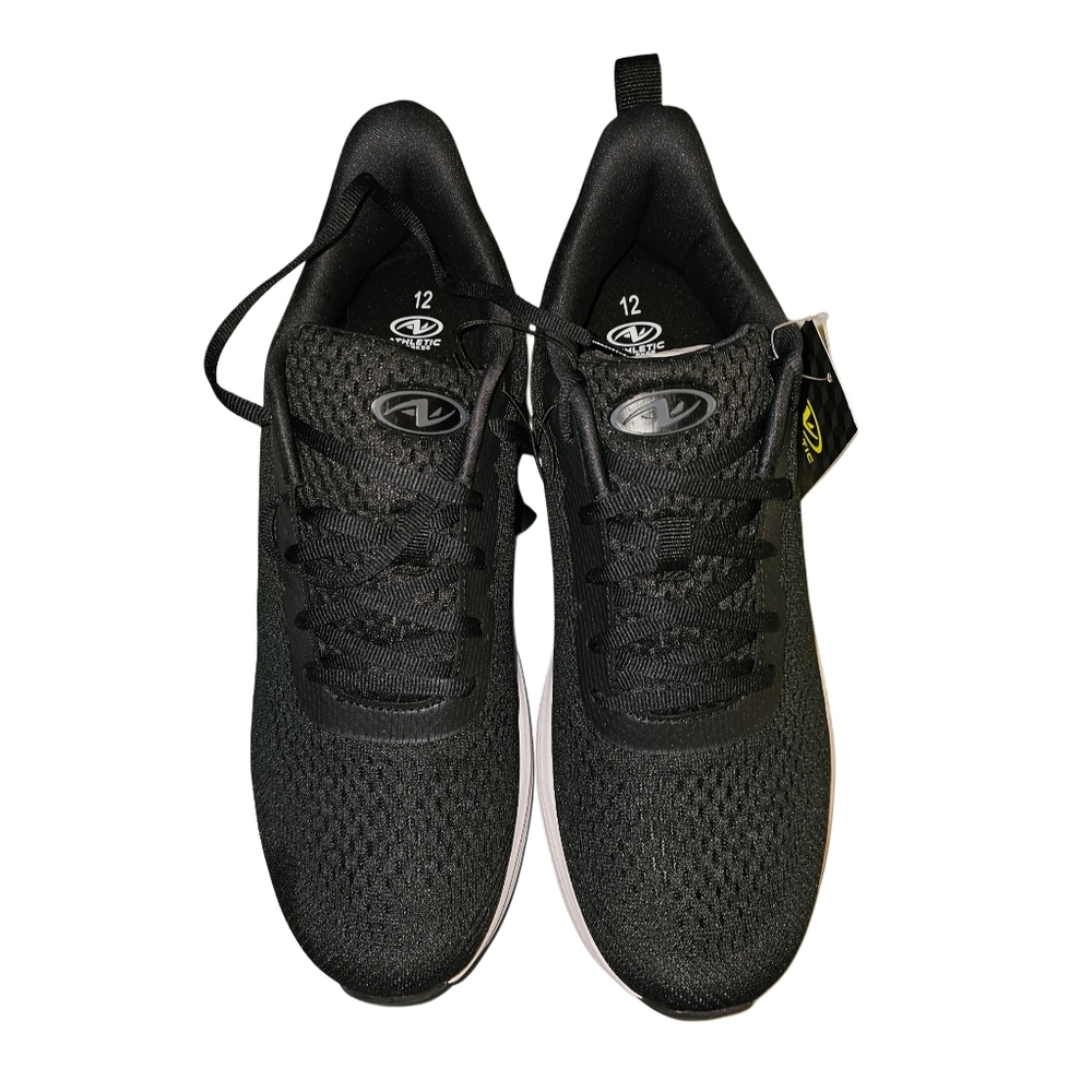 NWT Athletic Works Men's Comfort Lace Up Sneaker - Size 12